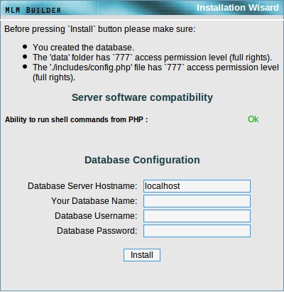 Installation window